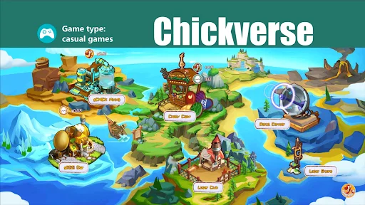 Chickverse, the colourful GameFi universe, offers diverse casual games embedded in a vibrant blockchain gaming world.